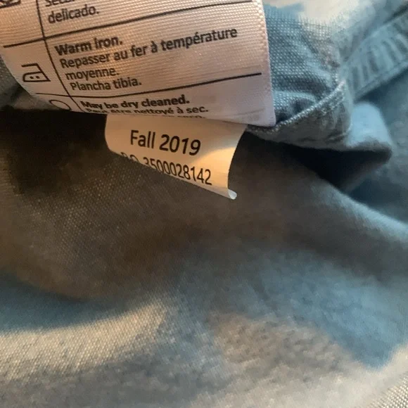 Men’s Carhartt light blue, short sleeve button up. Washed, never worn. Size 2XL - Picture 7 of 8